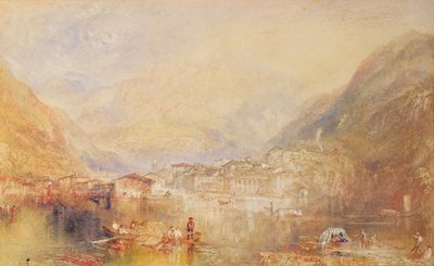 برونين من بحيرة لوسيرن ، 1845 بواسطة جوزيف مالورد وليام تورنر