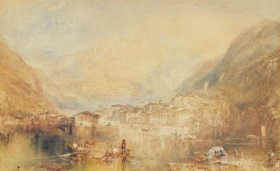 برونين من بحيرة لوسيرن ، 1845 بواسطة جوزيف مالورد وليام تورنر