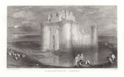 قلعة Caerlaverock بواسطة جوزيف مالورد وليام تورنر