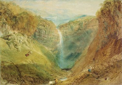 Hardraw Fall ، يوركشاير ، c.1820 بواسطة جوزيف مالورد وليام تورنر