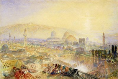 القدس من الدير اللاتيني (مرحاض على ورق) بواسطة جوزيف مالورد وليام تورنر