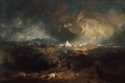 "الطاعون الخامس في مصر" لوحة لجوزيف مالورد وليم تورنر (1775-1851) 1800 زيت على قماش متحف إنديانابوليس للفنون بواسطة جوزيف مالورد وليام تورنر