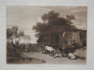 دراسات مجانية: The Straw Yard. بواسطة جوزيف مالورد وليام تورنر