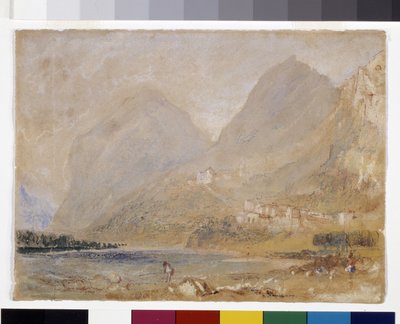 Martinswand ، بالقرب من إنسبروك (ألوان مائية وغواش على ورق رمادي) بواسطة جوزيف مالورد وليام تورنر