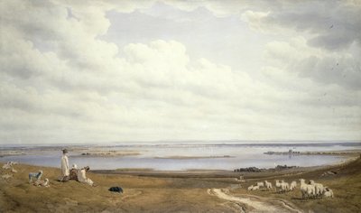 ميناء بورتسموث من بورتسداون هيل بواسطة Joseph Mallord William Turner