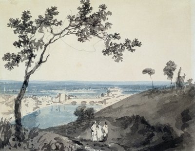 روما ، بعد ريتشارد ويلسون (1714-1782) (قلم رصاص وألوان مائية على ورق) بواسطة جوزيف مالورد وليام تورنر