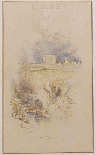 برج باوز ، c.1833 بواسطة جوزيف مالورد وليام تورنر