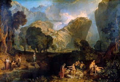 إلهة الفتنة اختيار تفاحة الخلاف في حديقة Hesperides ، 1806 بواسطة جوزيف مالورد وليام تورنر