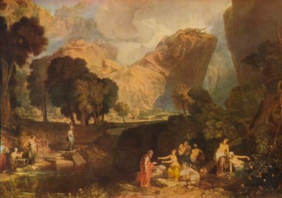 إلهة الفتنة اختيار تفاحة الخلاف في حديقة Hesperides ، 1806 ، 19 بواسطة جوزيف مالورد وليام تورنر