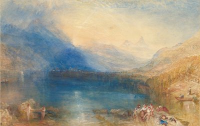 بحيرة زوغ ، 1843 (مرحاض فوق الجرافيت) بواسطة جوزيف مالورد وليام تورنر