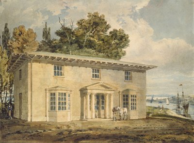 The Penrhyn Arms في بورت بنرين ، ج. 1797 - 1798 (ألوان مائية مع قلم وحبر بني) بواسطة جوزيف مالورد وليام تورنر