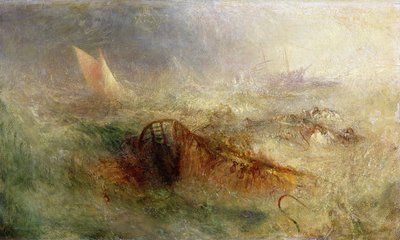 العاصفة، حوالي 1840-1845 (زيت على قماش) بواسطة جوزيف مالورد وليام تورنر
