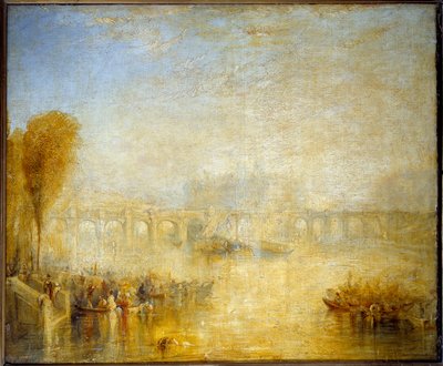 منظر لبونت نيوف في باريس عام 1819 لوحة رسمها جوزيف ويليام تورنر (1775-1851) بواسطة جوزيف مالورد وليام تورنر