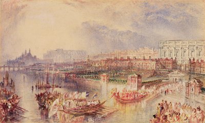 وايتهول ، حوالي عام 1835 (ألوان مائية على ورق) بواسطة جوزيف مالورد وليام تورنر