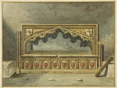 Unknown tomb in the crypt of St John