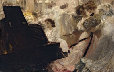 بال بلانك، في عام 1903 (زيت على قماش) بواسطة جوزيف ماريوس آفي
