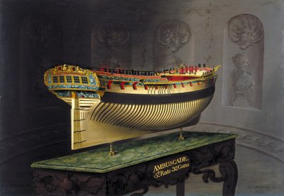 HMS Ambuscade ، 1775 بواسطة جوزيف مارشال