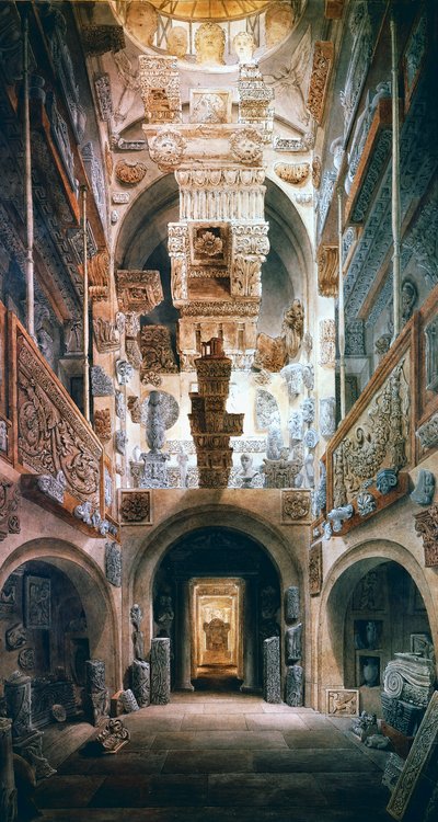 القاعة المقببة من Soane House بواسطة جوزيف مايكل جاندي