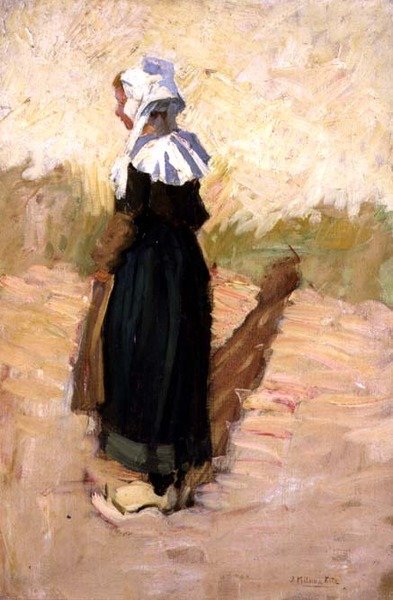 الفتاة بريتون الصغيرة بواسطة طائرة ورقية جوزيف ميلنر