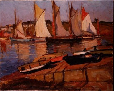 اليخوت على الشاطئ بواسطة طائرة ورقية جوزيف ميلنر