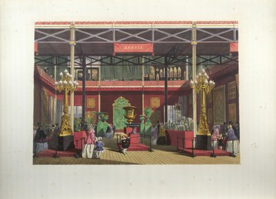 داخل المعرض الروسي خلال المعرض الكبير عام 1851 بواسطة جوزيف ناش