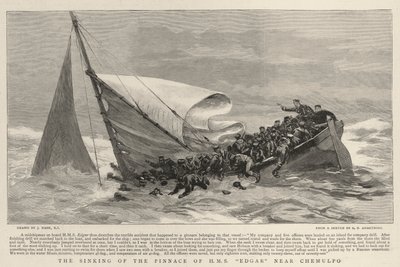 غرق Pinnace من HMS Edgar قرب Chemulpo بواسطة جوزيف ناش