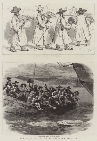 زيارة سرب الصين لكوريا بواسطة Joseph Nash