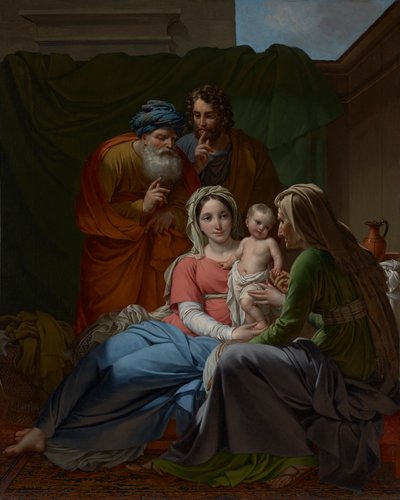 العائلة المقدسة ، حوالي 1820 بواسطة Joseph Paelinck
