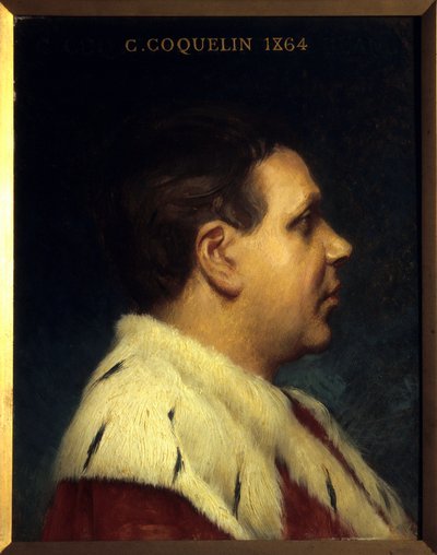 Portrait of Constant Poppy (1841-1904). Painting by Joseph Paul Blanc (1846-1904) بواسطة جوزيف بول بلانك
