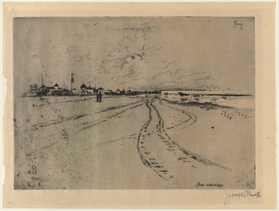 أسفل أتلانتيك سيتي ، 1881. بواسطة جوزيف بينيل