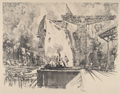 بناء بسمارك ، هامبورغ ، 1914. بواسطة جوزيف بينيل