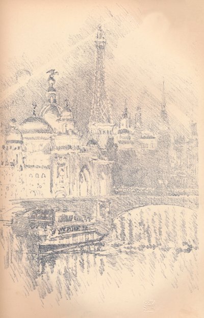 تأثير المساء المبكر ، معرض باريس ، 1901 بواسطة جوزيف بينيل