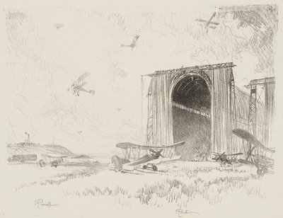 عمل الحرب الإنجليزية: The Balloon-Shed بواسطة جوزيف بينيل