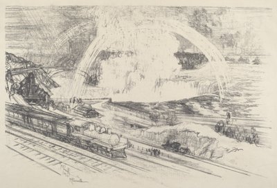 محطة فولز ، نياجرا ، 1910. بواسطة جوزيف بينيل
