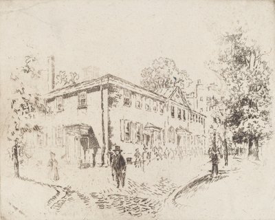 فورث ستريت ، ميتينج هاوس ، فيلادلفيا ، 1920. بواسطة جوزيف بينيل