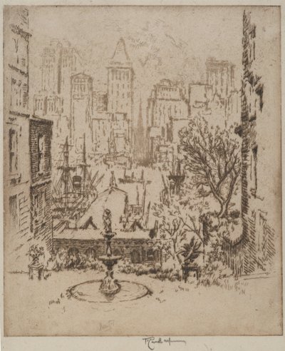 من شارع كلارك إلى وول ستريت ، 1924 بواسطة جوزيف بينيل