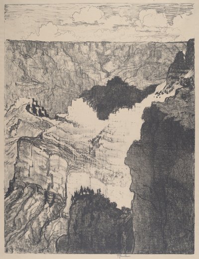 الطريق إلى المدينة البيضاء ، رقم 1 ، 1912. بواسطة جوزيف بينيل