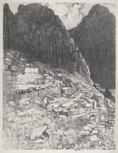 مقاعد الأقوياء ، دلفي ، 1913. بواسطة جوزيف بينيل
