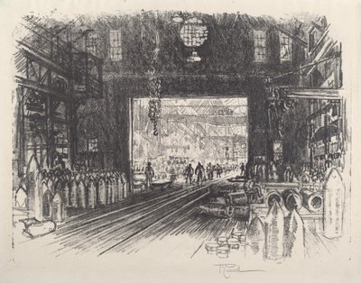 مصنع شل رقم 2 ، 1917. بواسطة جوزيف بينيل