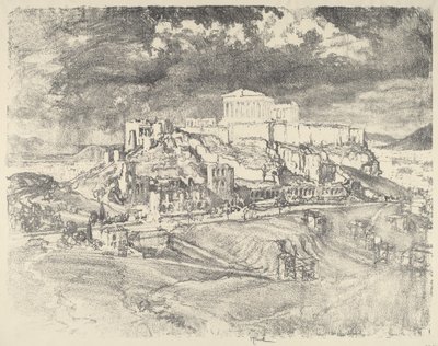 عاصفة خلف الأكروبوليس ، 1913. بواسطة جوزيف بينيل