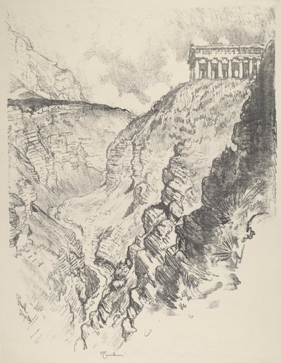 معبد فوق الكنسي ، سيجيستا ، 1913. بواسطة جوزيف بينيل
