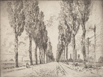 الجادة ، فالنسيان ، 1910. بواسطة جوزيف بينيل