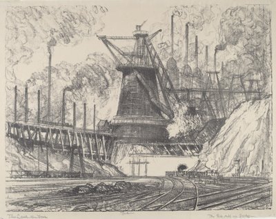 الطاحونة الكبيرة ، غاري ، إنديانا ، 1914. بواسطة جوزيف بينيل