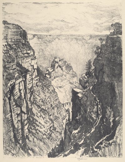 The Bright Angel Trail ، 1912. بواسطة جوزيف بينيل