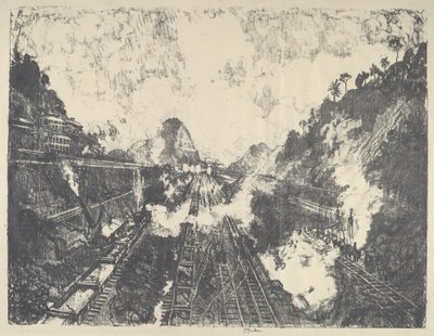 القطع ، باتجاه أنكون هيل ، 1912. بواسطة جوزيف بينيل