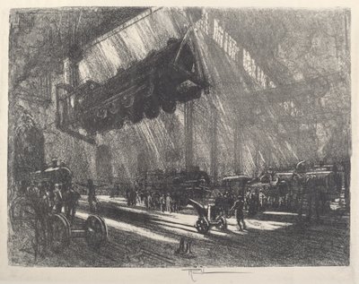 القاطرة الطائرة ، 1917. بواسطة جوزيف بينيل