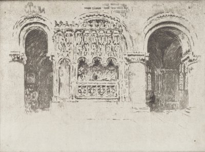 قبر المؤسس ، كنيسة القديس بارثولماوس الكبير ، 1903. بواسطة جوزيف بينيل