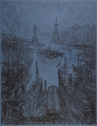 الميناء ، جنوة ، 1913 بواسطة جوزيف بينيل