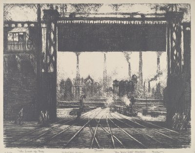 البوابة الحديدية ، شارلروا ، 1911. بواسطة جوزيف بينيل