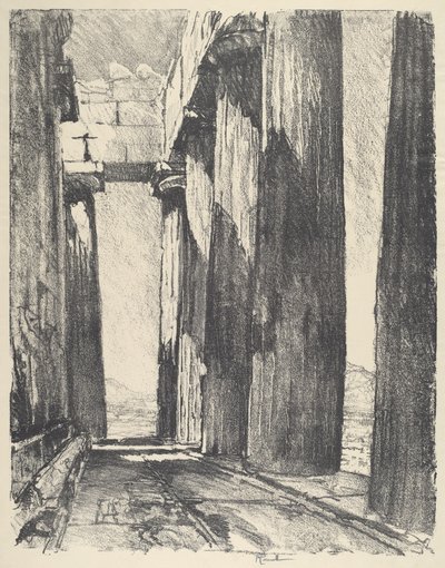 رواق البارثينون ، 1913. بواسطة جوزيف بينيل